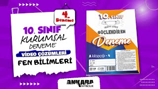 10 Sınıf Güçlendiren 4 Kurumsal Deneme Fen Bilimleri Video Çözümleri [upl. by Mckinney]