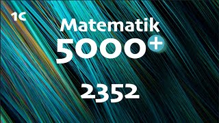 Matematik 5000 1c 2352 matte 1c [upl. by Anaujik942]