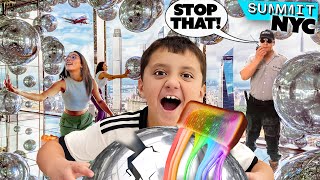 New York Citys BEST Attraction SUMMIT One Vanderbilt Almost Kicked Out FV Family Vlog [upl. by Anwahs323]