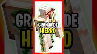 ✅ Crea una Granja de hierro en menos de 1 minuto [upl. by Adnicul]