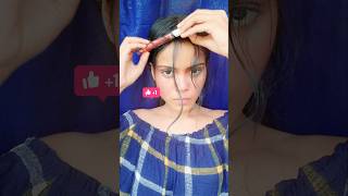 EASY natural hair curl in 2 minutes 🪞💜  HEY ITS SAYANI 🎀🍀 shortsfeed makeup shorts [upl. by Eah]