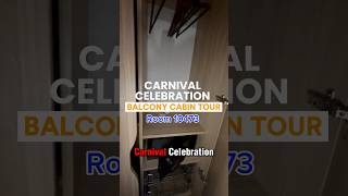 Exclusive Tour of Carnival Celebration Balcony Cabin [upl. by Anirahtak737]