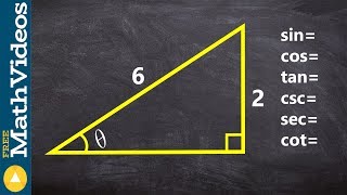 Finding the six trigonometric functions from a triangle [upl. by Toby997]