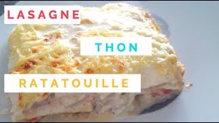 RECETTE COOKEO ⎨lasagne thon ratatouille ⎬ [upl. by Vaenfila593]