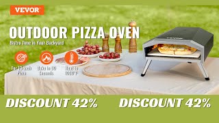 VEVOR 1316in Outdoor Pizza Oven Gas Fired Pizza Maker Portable Outside Stainless Steel Pizza Grill [upl. by Debo]