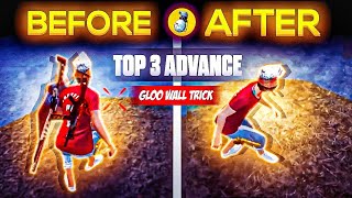 TOP 3 NEW ADVANCE GLOO WALL TRICK LIKE LEGENDS🔥  JOYSTICK STYLE SECRET GLOO WALL TRICKS🤯⚡ [upl. by Biddick]