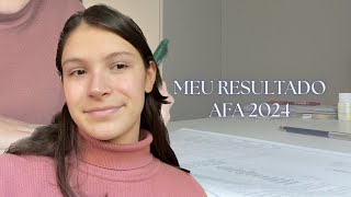 Minha nota na prova da AFA 2024  Ana Marques [upl. by Adnawahs]