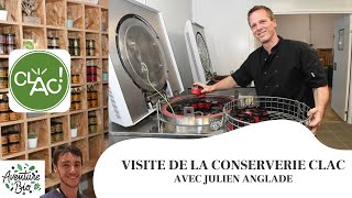 Visite de la conserverie CLAC avec Julien Anglade clacconserverielocaleartis3018 [upl. by Ralyat989]