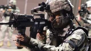 US Infantry Trains on Simulators  Dismounted Soldier Training System [upl. by Ettezus]