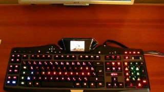 Colour Control of EACH Key  Logitech G19 RGB MOD [upl. by Naik]