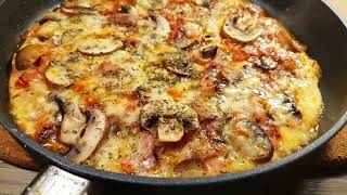 LowCarb Pizza  Eiweißpizza  Proteinpizza  mehr Protein geht nicht [upl. by Fenella379]