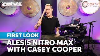 Alesis Nitro Max Electrifying eDrums with COOP3RDRUMM3R [upl. by Ernestus]