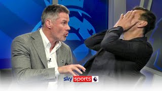 Carragher and Neville ARGUE over Man Citys formation 😳 [upl. by Siloum]