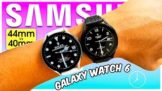 Galaxy Watch 6  44mm vs 40mm Don’t Buy WRONG [upl. by Norreg536]