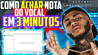 Aprenda achar a nota do vocal em 3 minutos usando o KeyFinder [upl. by Ecyaj546]