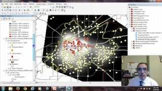 Identifying Clusters 4  Cluster Analysis of Incident Points in ArcGIS 102 [upl. by Timofei]