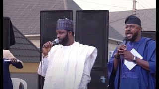 ODUNLADE ADEKOLA FEMI ADEBAYO TURN COMEDIANS AT OPENING OF SHINA OKANLOMOS CHILLERS HOTEL [upl. by Atalee]