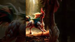 Hybrid animal ai rooster and horse 🥶🥵 shorts aianimals [upl. by Mohammad]