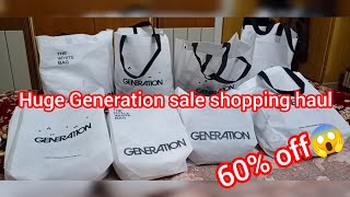 Huge generation sale shopping haul generationsale [upl. by Bigot789]