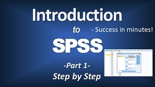 SPSS Introduction  SPSS for Newbies Part 1 [upl. by Nimar]