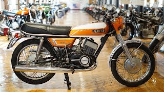 1971 Yamaha R5C 350cc  Mandarin Orange BEAUTY [upl. by Kassi492]