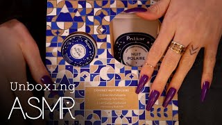 ASMR Beauty unboxing 🎧 soft spoken sleepy cardboard sounds light tapping amp scratching [upl. by Thibault581]