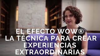 El Efecto WOW  la técnica para crear Experiencias Extraordinarias [upl. by Sola388]