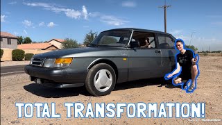 I Installed a Rare SPG Bodykit on My Saab 900 [upl. by Alyehs]