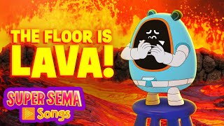 The Floor is Lava Song  Simple Songs for Kids [upl. by Habeh]