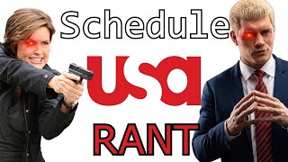 16 HOURS USA Network  Schedule RANT [upl. by Cofsky]