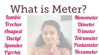 What is Meter in poetry Explanation in Malayalam Syllable [upl. by Zacherie]