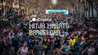 eDreams Mitja Marato Barcelona 2024 [upl. by Solakcin]