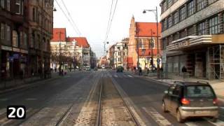 Tramwajem po Wrocławiu  linia 20 cz II OPORÓW  WPP [upl. by Evoy349]