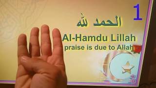 Dihkr 4  How to perfom Dhikr Sunnah Way of Counting Tasbih in How to make a Tasbih [upl. by Dareg]