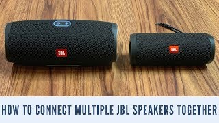 How to Connect Multiple JBL Speakers Together [upl. by Mirilla]