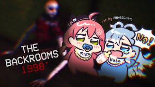 【THE BACKROOMS 1998】GUGU GAGA GUGU GAGA 😱 HOLOBABY HORROR OFFCOLLAB w MIKO SakuraMiko [upl. by Sholom]