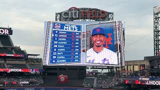 New York Mets 2023 Starting Lineups vs Tampa Bay Rays [upl. by Hertzog]