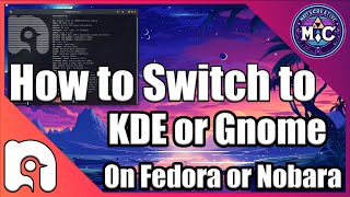 How to Install KDE on Fedora Gnome install and vice versa [upl. by Honoria]