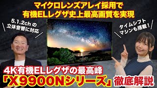 【マイクロレンズアレイ採用でレグザ史上最高画質を実現】4K有機ELレグザの最高峰「X9900Nシリーズ」を徹底解説 [upl. by Felisha418]