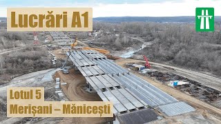 04 FEB 2024 Lucrări A1 – Lotul 5 Merișani – Mănicești [upl. by Kevon]