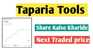 How to buy Taparia Tools Share Taparia Tools Share kaise kharide Taparia Tools Share tapariatools [upl. by Bradman]