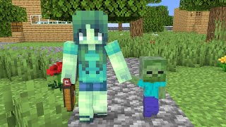 ZOMBIE AND INVISIBILITY POTION  MINECRAFT ANIMATION [upl. by Htebazileharas]