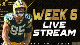 Week 6 Live Stream QampA  2024 Fantasy Football [upl. by Lipinski211]