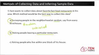 Methods of Collecting Data and Inferring Sample Data 7SP1 [upl. by Labors]