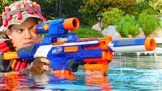 Nerf War 6 Million Subscribers [upl. by Laertnom649]