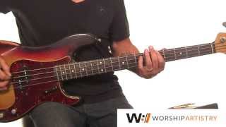 Bass tutorial for quotIt is well with my soulquot by Matt Redman [upl. by Asseral]