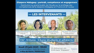 Diaspora Malagasy  Portrait compétence et engagement [upl. by Asaret]