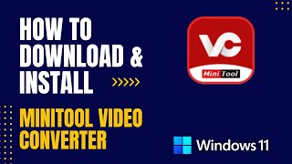 How to Download and Install MiniTool Video Converter For PC Windows [upl. by Auj]