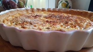 Easy Quiche lorraine Recipe [upl. by Onitnatsnoc129]