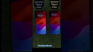 iPhone 15 pro max vs iPhone 13 Pro Max speed test and camera test capcut foryou fyp tiktok [upl. by Leith]